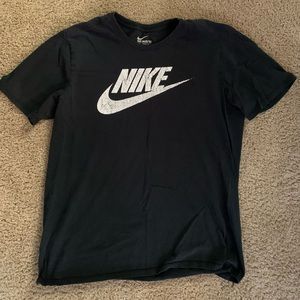 Black Nike athletic tee